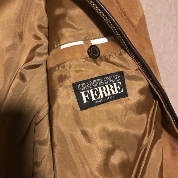 Gianfranco Ferre leather biker jacket new w/o tags